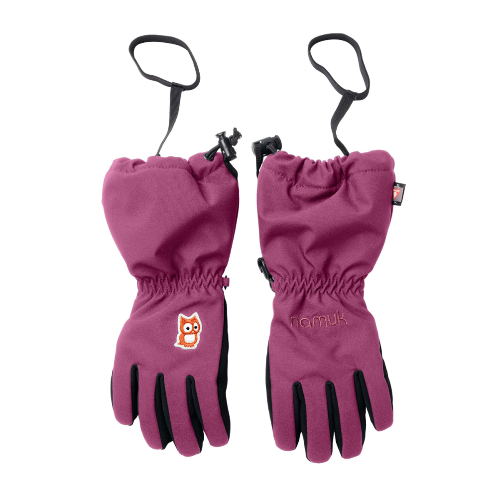 Namuk Stelling Handschuhe, Ruby red, 5-128/134