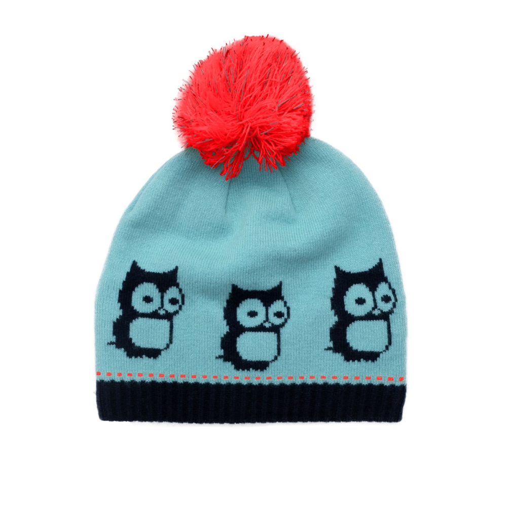 Namuk Logo Beanie, Ice blue / True navy, S/M