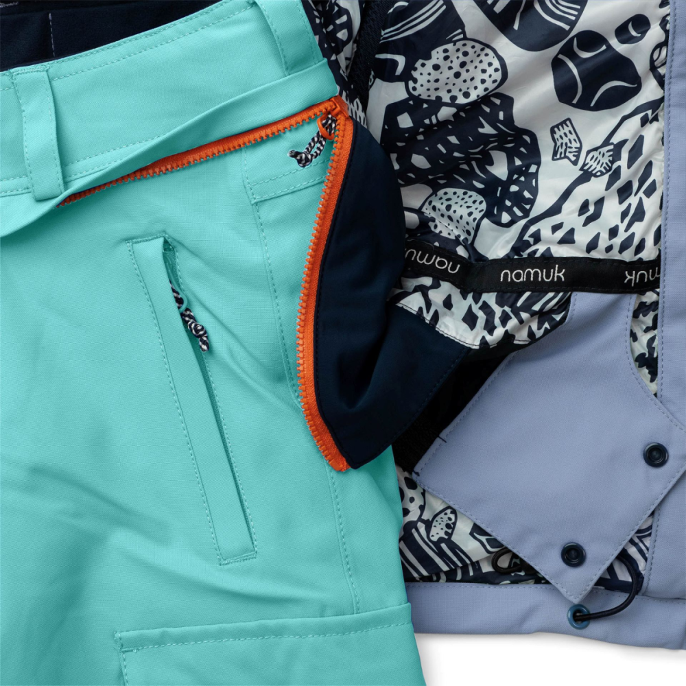 Namuk Crusade Skihose, Manbali blue / Deep petrol, 134