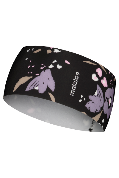Maloja SaalachM. Sports Headband, deep black brushflower