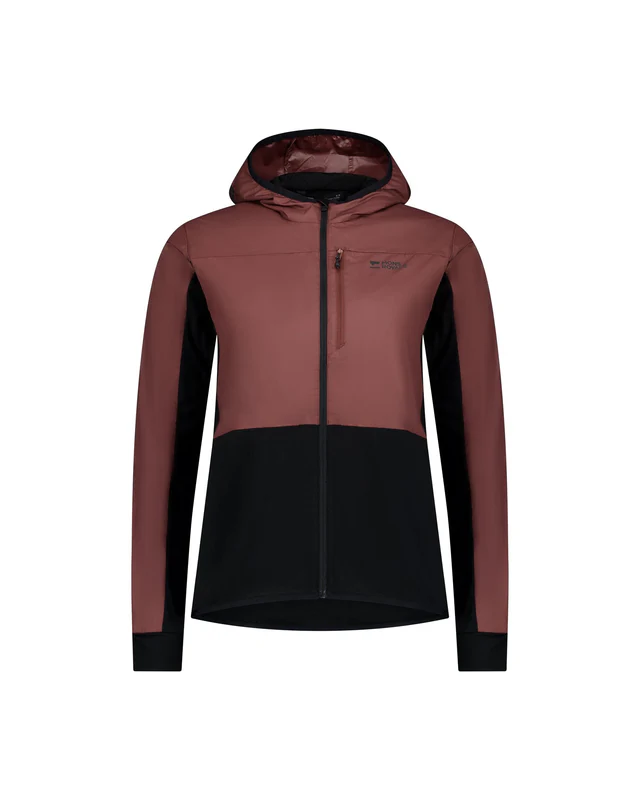 Mons Royale W Diversion Merino Wind Jacket, coffee/black, Grösse XL
