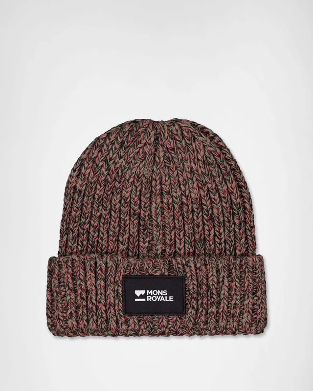 Mons Royale Triple Treat Merino Beanie, Canyon Rose, Grösse OS