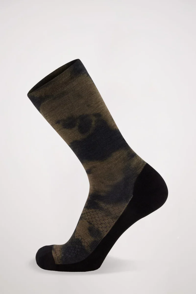 Mons Royale UnisexAtlas Merino Crew Sock Copper Tie Dye L