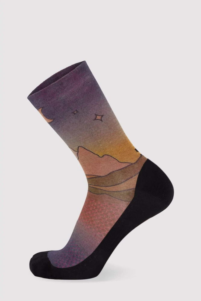 Mons Royale UnisexAtlas Merino Crew Sock Copper / Midnight L