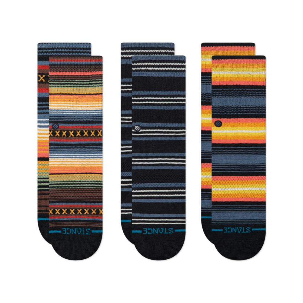 Stance Kids Serape 3 Pack, black, Grösse M
