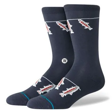 Stance Gone Fishin Crew, navy, Grösse M