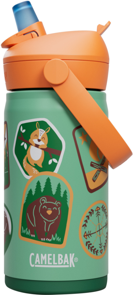 CamelBak Thrive Flip Straw Kids V.I. 0.4l camp badges