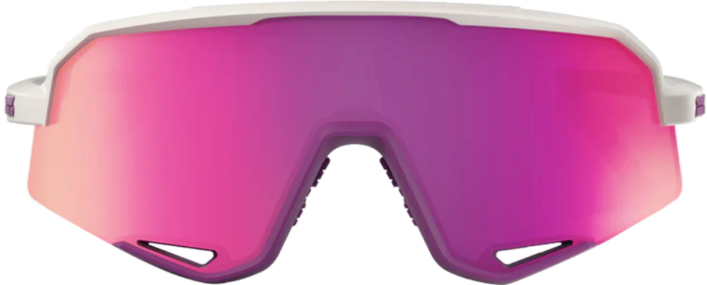 100percent SLENDALE - Matte Chalk - Purple Multilayer Mirror Lens