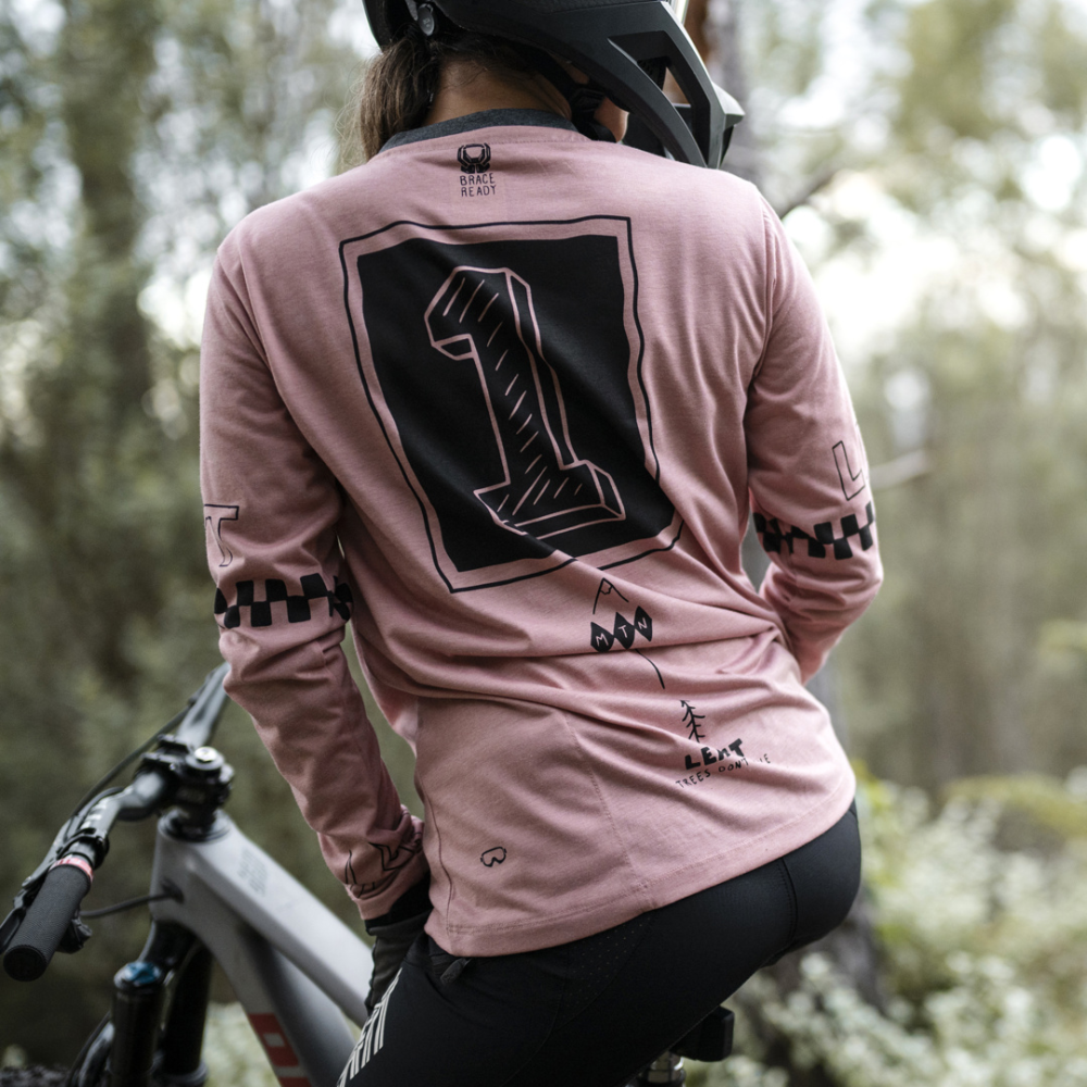 Leatt MTB Gravity 3.0 Long Sleeve Jersey W dusty pink M
