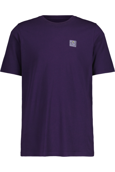 Maloja RavaM. Wood Cotton Tee, dark grape, Grösse