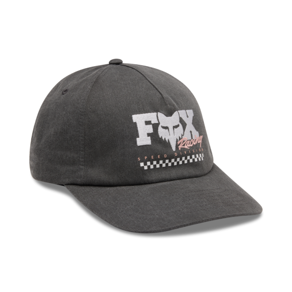 Fox Racing W Checker Adjustable Hat, pewter