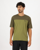 Mons Royale Diversion Merino Bike Jersey Short Sleeve, Fern / Olive, Grösse M