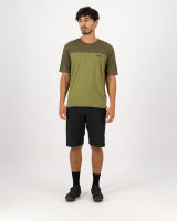Mons Royale Diversion Merino Bike Jersey Short Sleeve, Fern / Olive, Grösse M