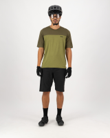Mons Royale Diversion Merino Bike Jersey Short Sleeve, Fern / Olive, Grösse M
