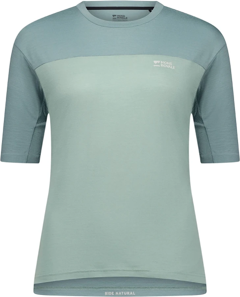 Mons Royale Diversion Merino Bike Jersey Short Sleeve, Ocean