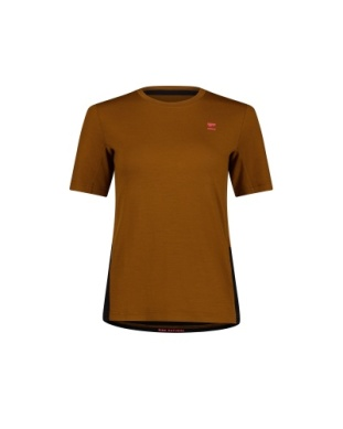 Mons Royale Tarn Merino T-Shirt, Caramel / Black, Grösse XS