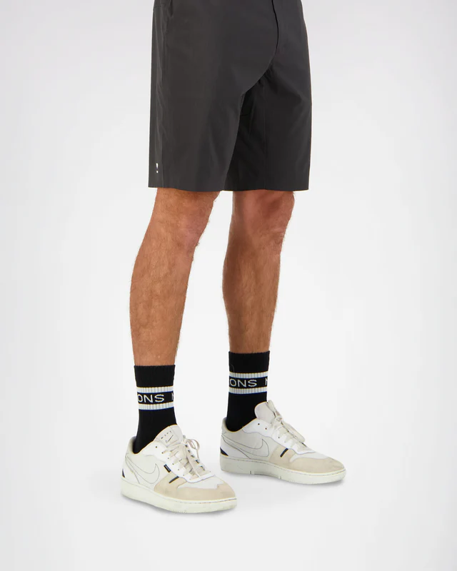 Mons Royale Signature Merino Crew Sock, Black / White, Grösse S