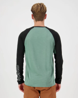 Mons Royale Tarn Merino Long Sleeve, Cypress / Black / Thyme, Grösse S