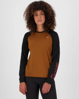 Mons Royale Tarn Merino Long Sleeve, Caramel / Black