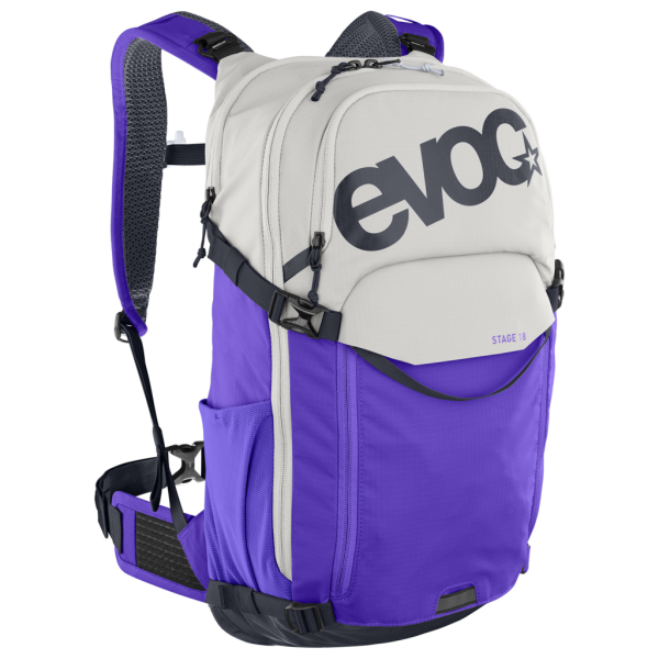 Evoc Stage 18L Backpack, sand/violet