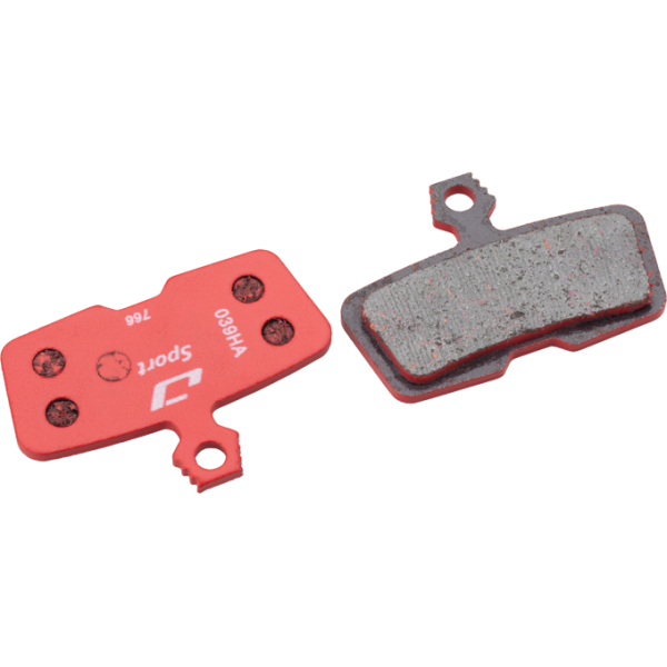 Jagwire Bremsbeläge, SPORT SEMI-METALLIC red BWD1005