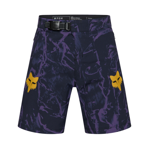 Fox Racing Yth Ranger Short Image Print, plum, 2