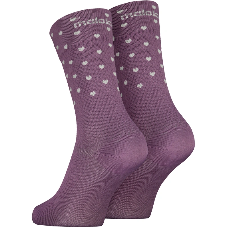 Maloja StenarM. Sports Socks, stormy lilac, Grösse 3942