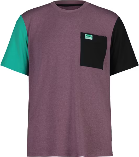 Maloja MaligneM. Cycle Tee, stormy lilac multi, Grösse L