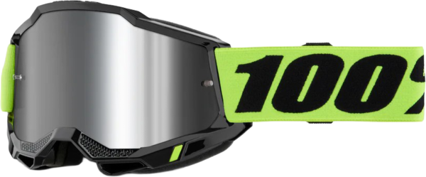 100percent ACCURI 2 JUNIOR Goggle Neon Yellow - Mirror Silver Lens