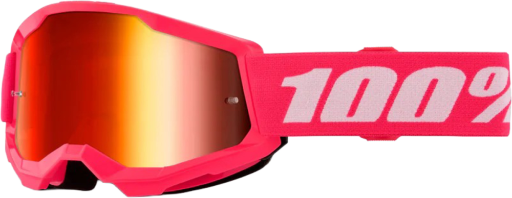 100percent STRATA 2 JUNIOR Goggle Pink - Red Mirror Lens
