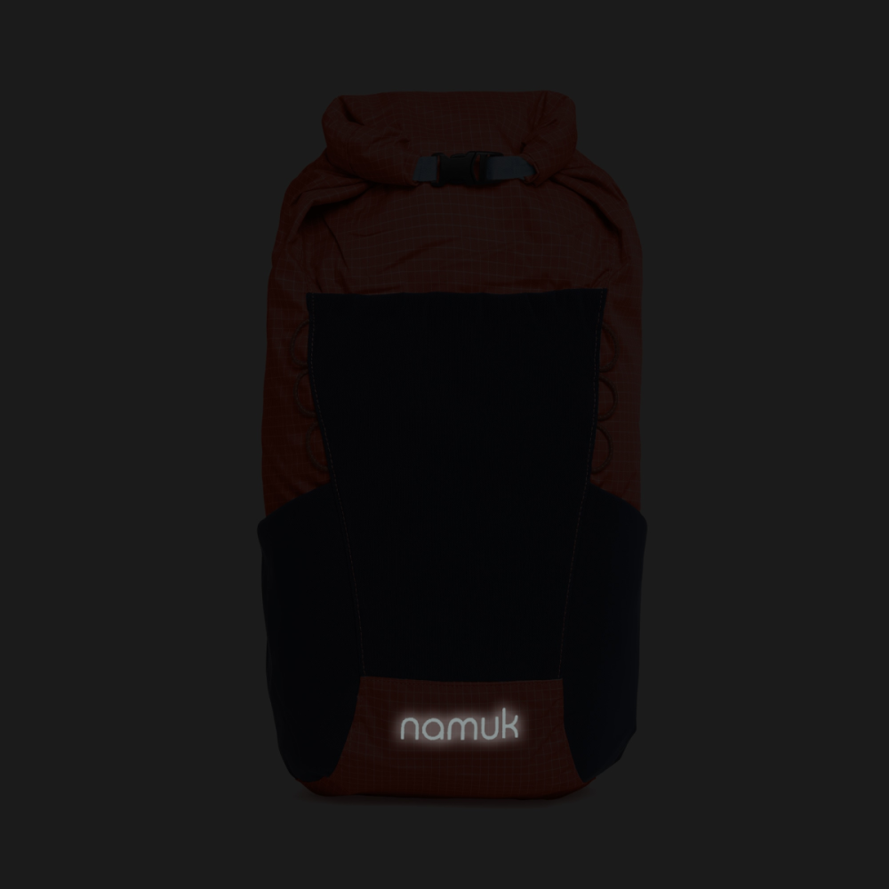 Namuk Leon Rucksack 20L, Red orange / True navy, Onesize