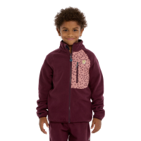 Namuk Avan Bio-Fleecejacke "Senso", Mulberry / Dark rose, 104/110