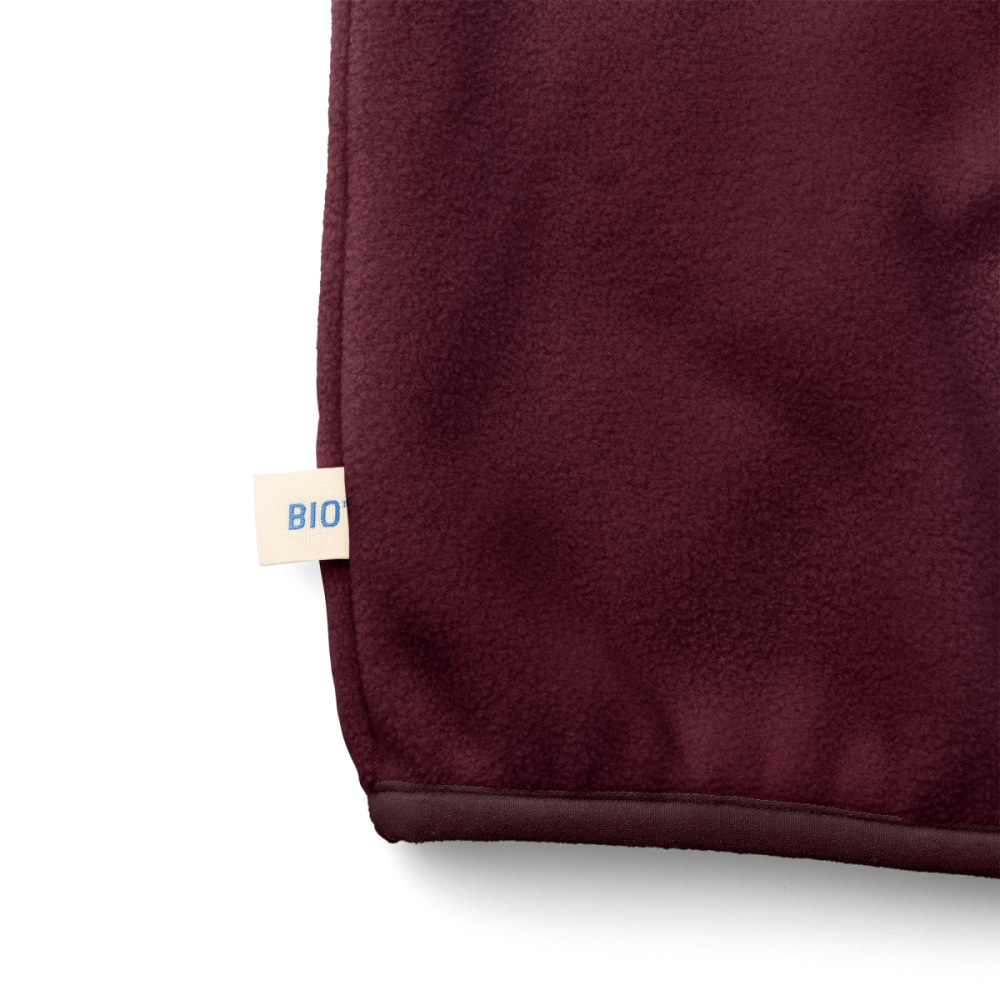 Namuk Avan Bio-Fleecejacke "Senso", Mulberry / Dark rose, 104/110