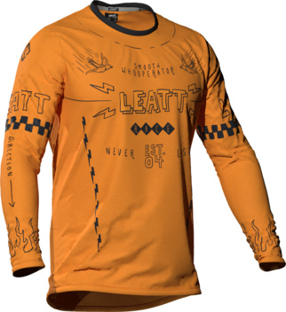 Leatt MTB Gravity 3.0 Long Sleeve Jersey Jr lager yellow