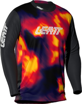 Leatt MTB Gravity 4.0 Long Sleeve Jersey Jr heatmap red