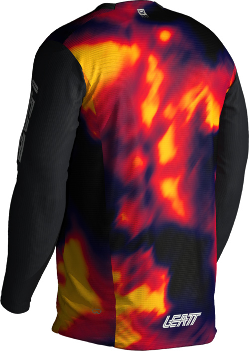 Leatt MTB Gravity 4.0 Long Sleeve Jersey Jr heatmap red S