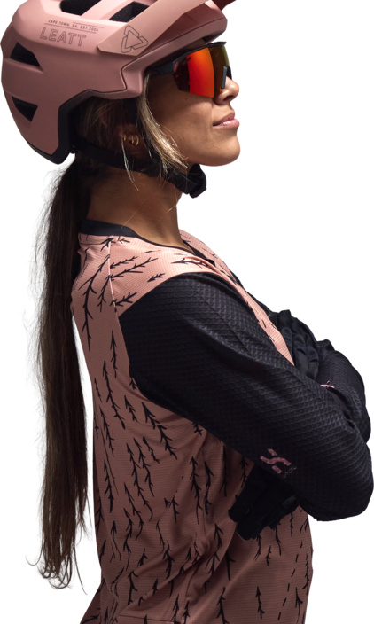 Leatt MTB Trail 3.0 Long Sleeve Jersey W trails pink XL