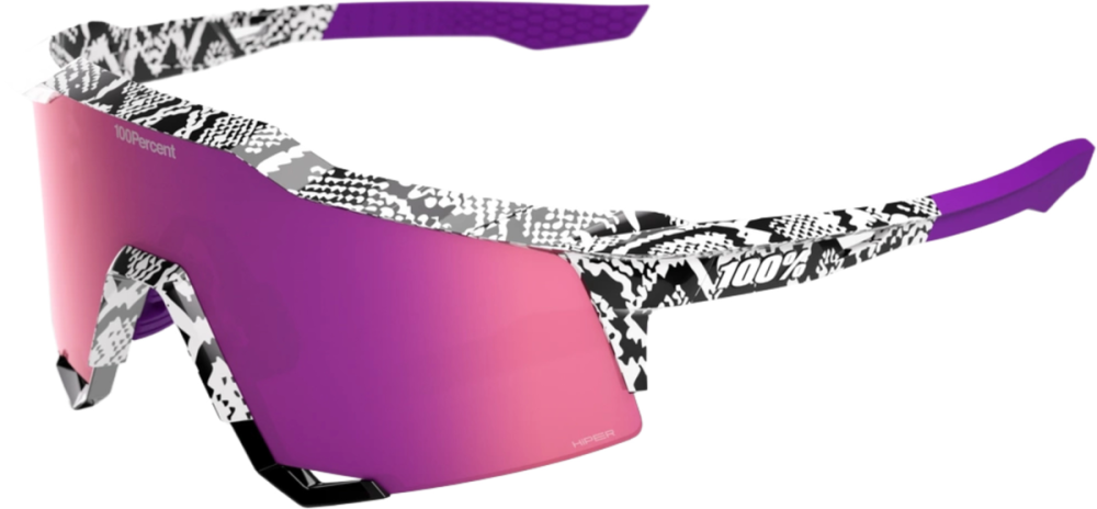 100percent 100% Speedcraft LE Elly 3 Gloss white - Hiper Dark purple Mi