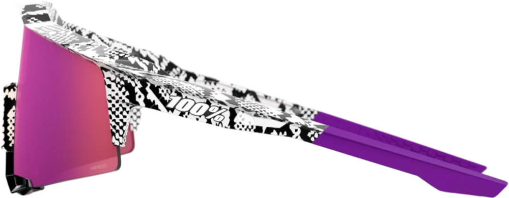 100percent 100% Speedcraft LE Elly 3 Gloss white - Hiper Dark purple Mi