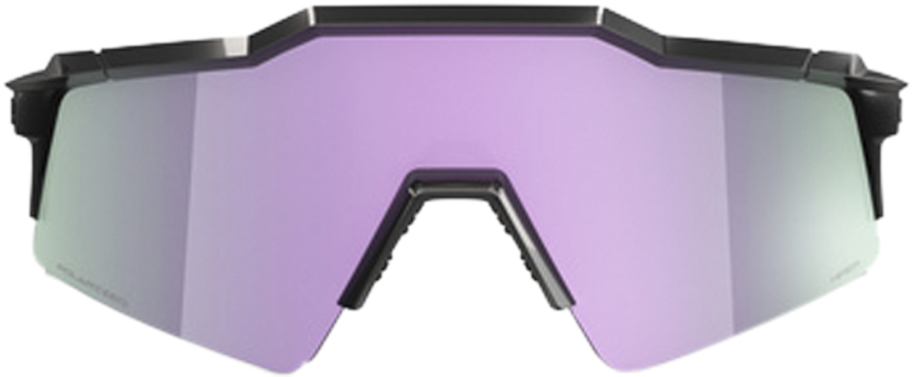 100percent 100% SPEEDCRAFT SL - Polished Black - HiPER Polarized Lavend