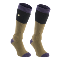 ION Shin Pads BD-Sock unisex - dark-mud 39-42