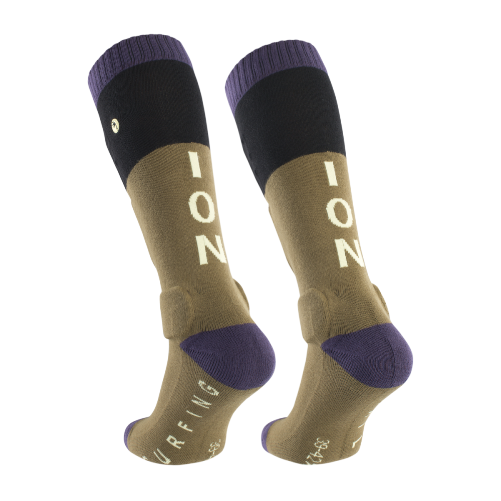 ION Shin Pads BD-Sock unisex - dark-mud 39-42