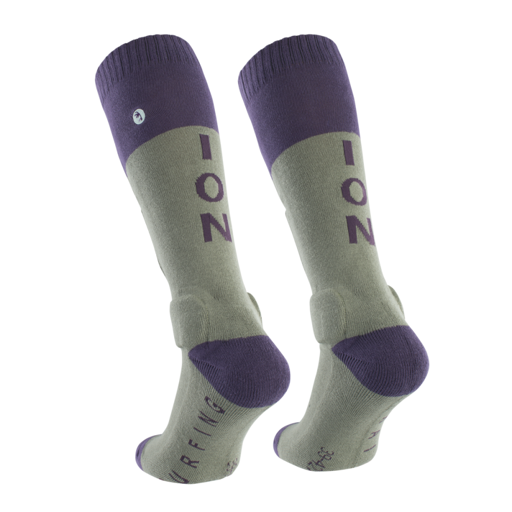 ION Shin Pads BD-Sock unisex - sea-grass 39-42