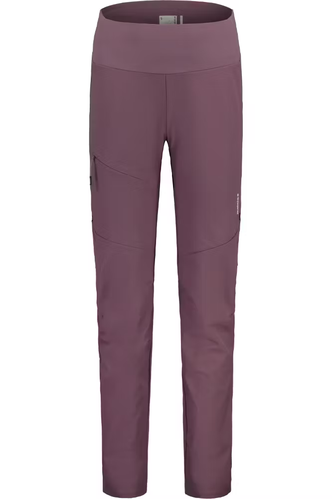 Maloja NunaM. stormy lilac Nordic Hybrid Softshell Pants, Grösse XL/R