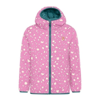 Namuk Glow wendbare PrimaLoft Jacke "Underground", Jade green / Taffy, 128/134
