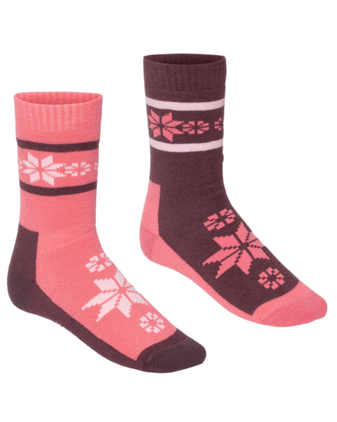 Kari Traa Rusa Sock 2Pk, cocoa powder, 3