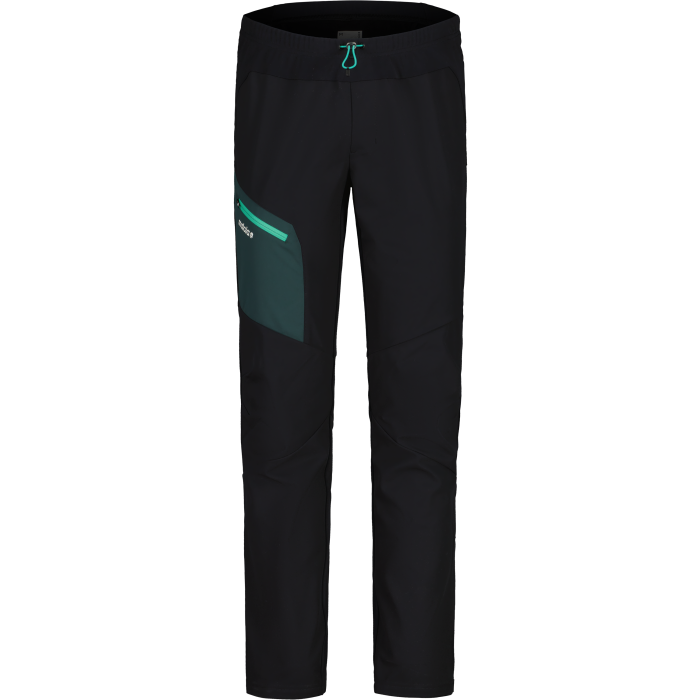 Maloja MarcusM. deep black multi Nordic Hybrid Softshell Pants, Grösse XL/L