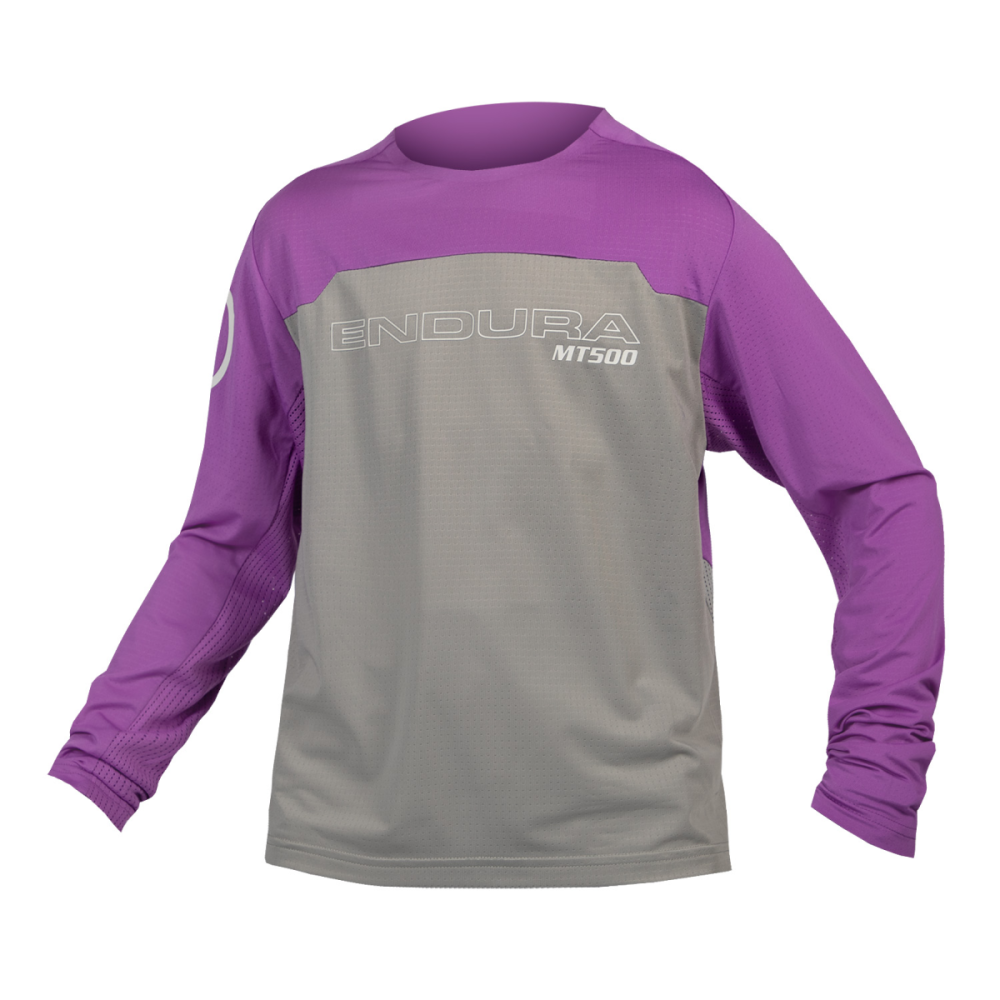 Endura kinder mt500 burner trikot (langarm): distel