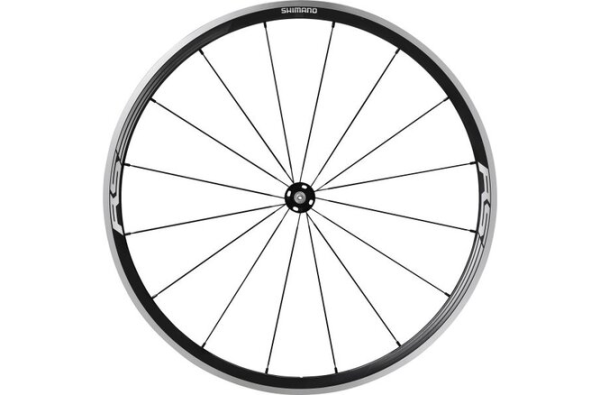 Shimano Road Vorderrad WH-RS330 28" QR 10/11G Pneu schwarz offen