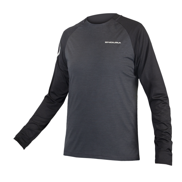 Endura SingleTrack Trikot (langarm) : Zinn-Grau